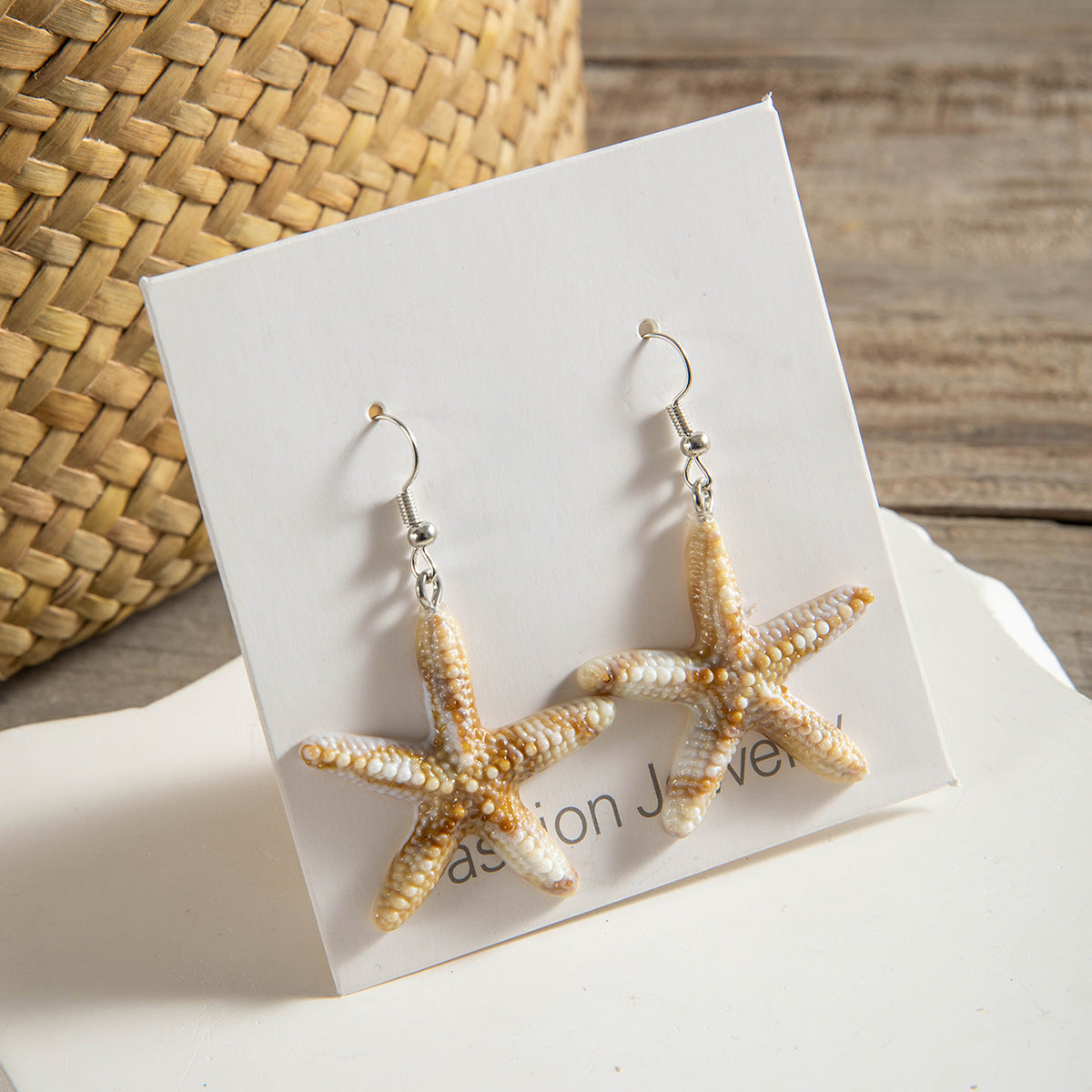 Wholesale 10pcs  Vintage Beach Style Conch Shell Acrylic Earrings